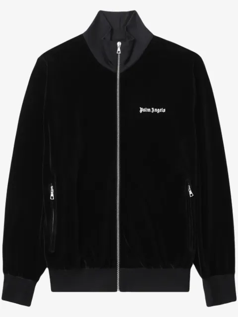 Palm Angels logo-print track jacket