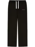 Palm Angels logo-print drawstring track pants - Black
