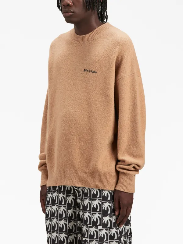 Palm angels logo outlet crewneck