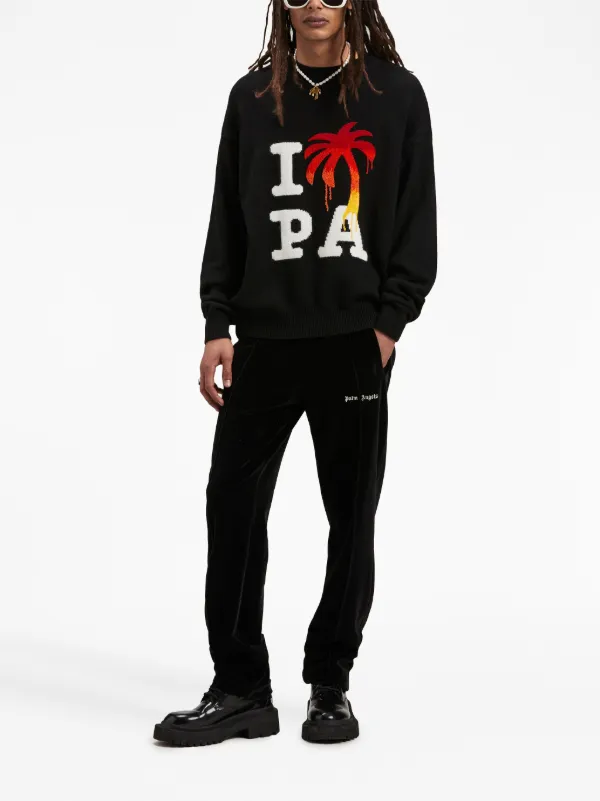 【関税込み】Palm Angels ブラック I Love PA フーディ I love PA Palm Angels hoodie - Men's – myCompañero