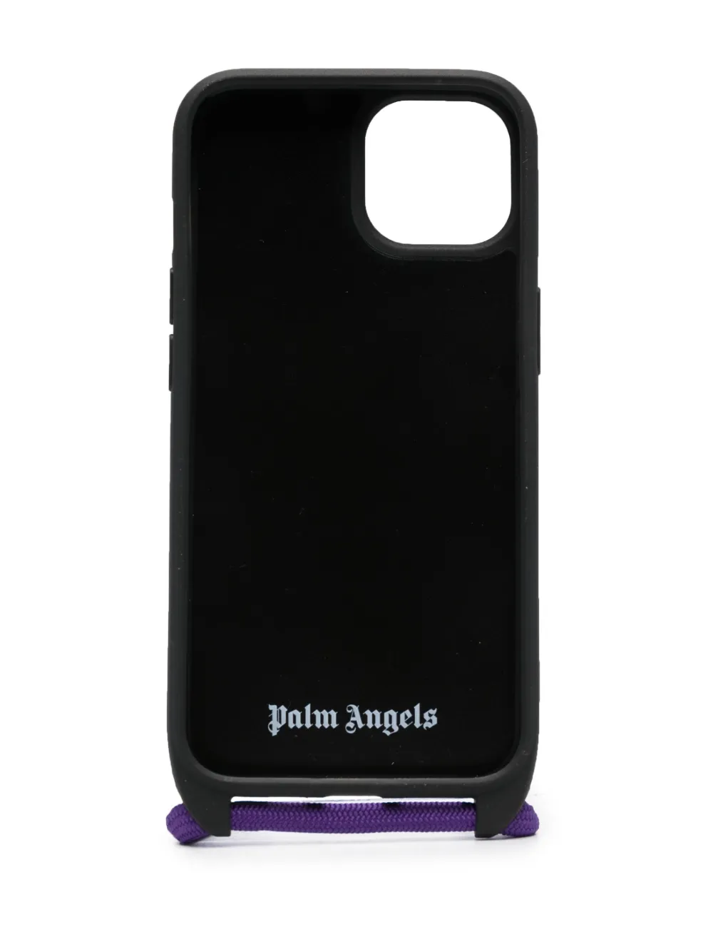 Palm Angels iPhone 14 hoesje met logo-reliëf - Paars