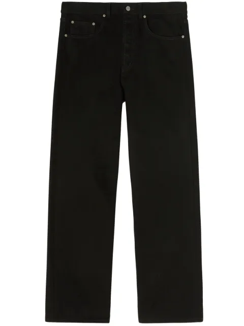 Palm Angels logo-embroidered denim jeans
