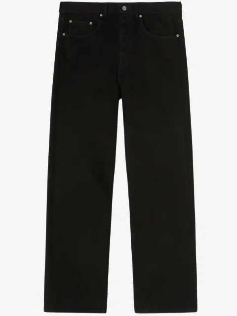 Palm Angels logo-embroidered denim jeans