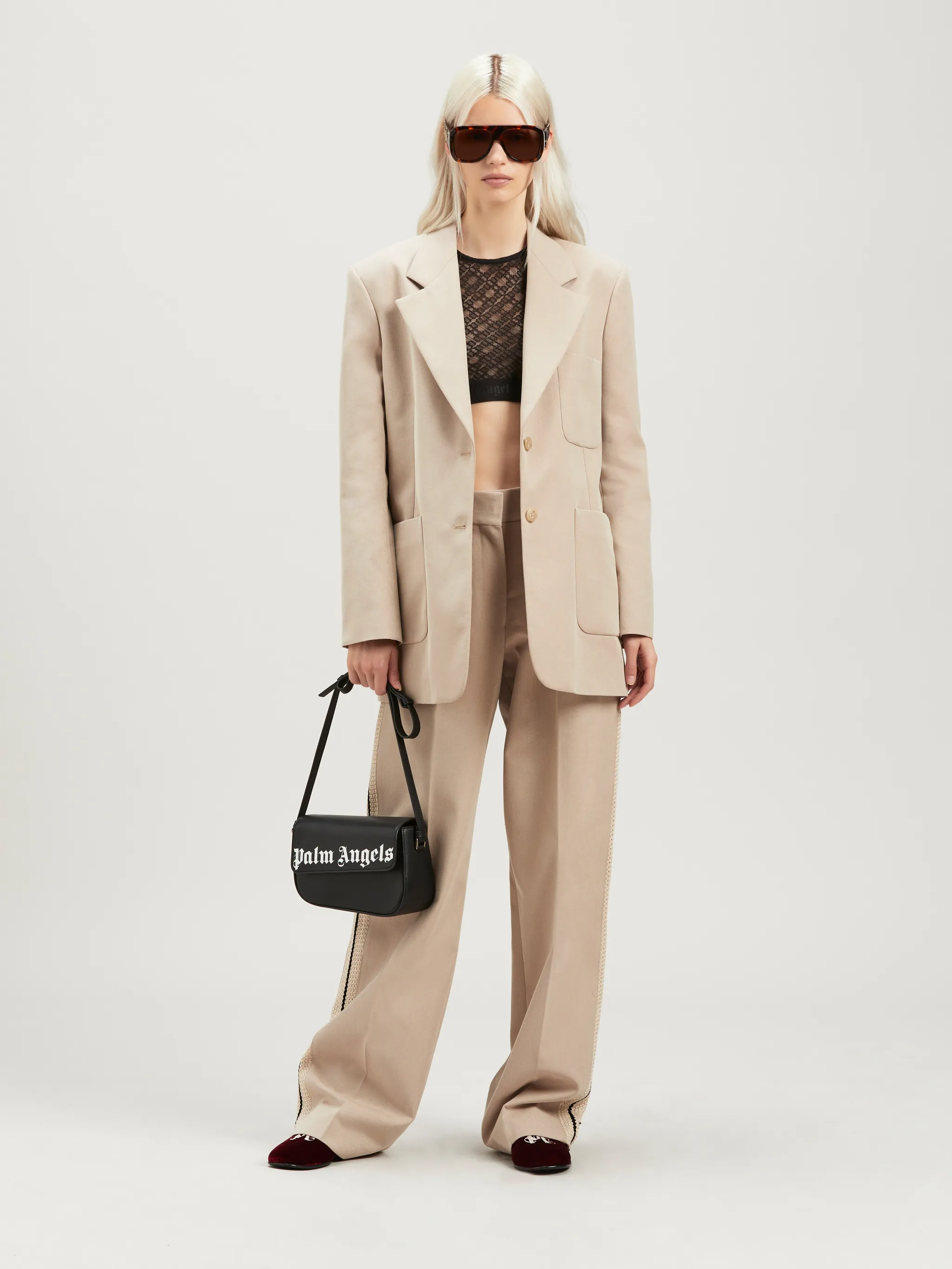 Knit Tape Suit Pants