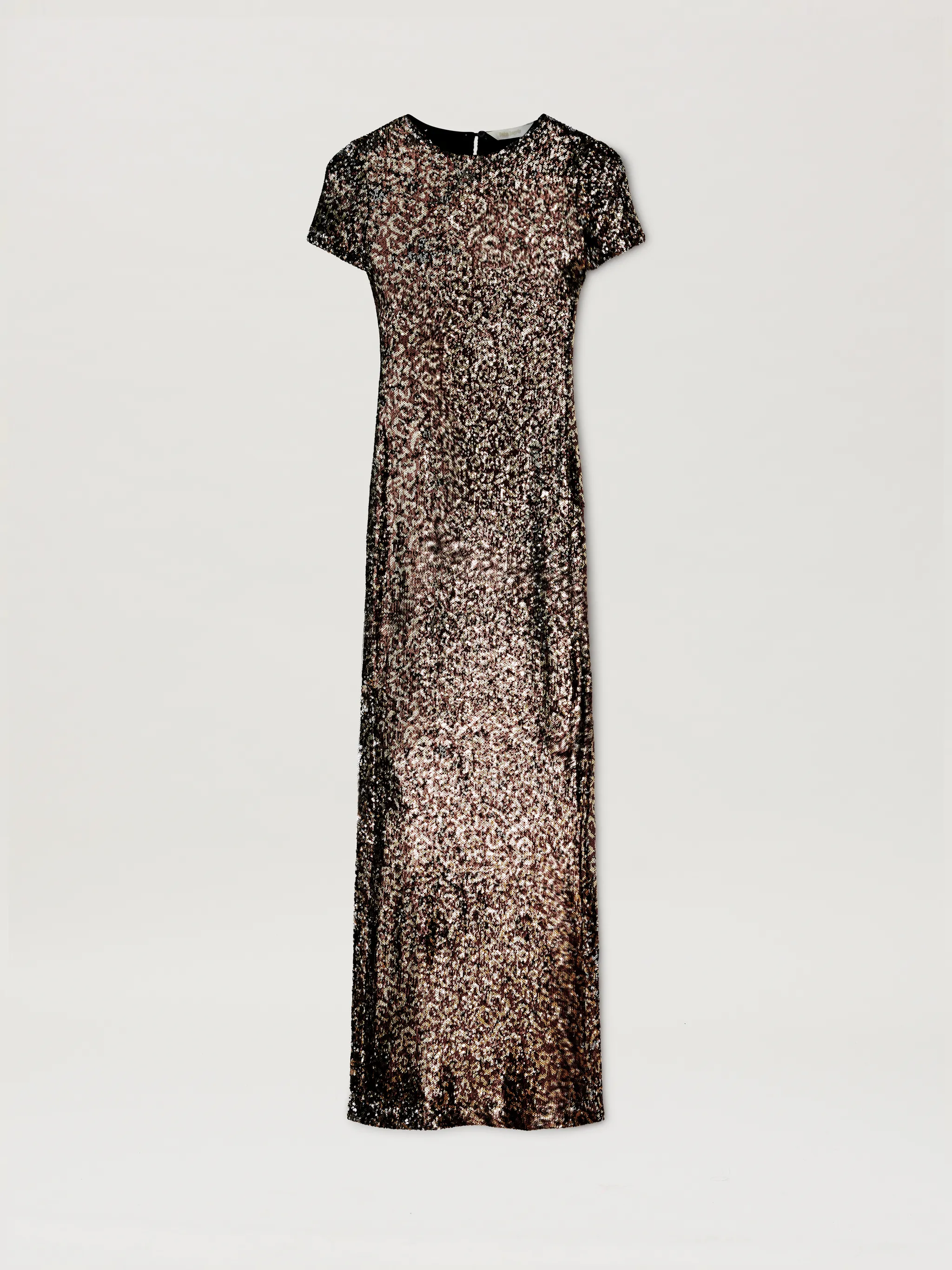 Open Back Sequins Dress in brown - Palm Angels® Official