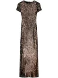 Palm Angels sequinned maxi dress - Brown