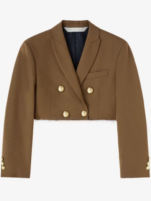 Palm Angels blazer corto con doble botonadura 