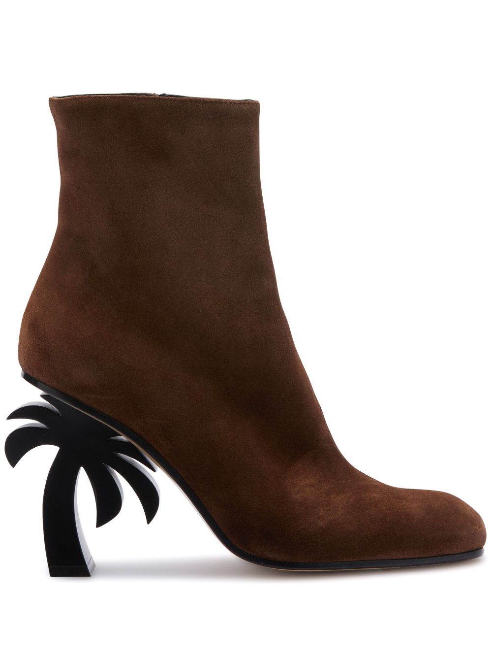 Palm-heel 95mm suede ankle boots