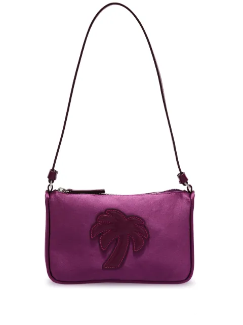 Palm Angels Palm-motif satin shoulder bag PWNN014F23FAB0013535 - 0