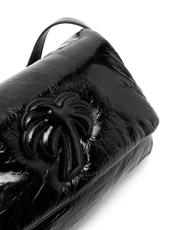 Black patent croc bag sales