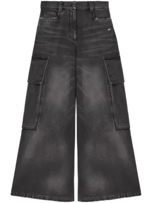 デニム・ジーパン Palm Angels Paris Jeans Wide Palm Angels Wide-Leg Jeans for Women - Shop on FARFETCH