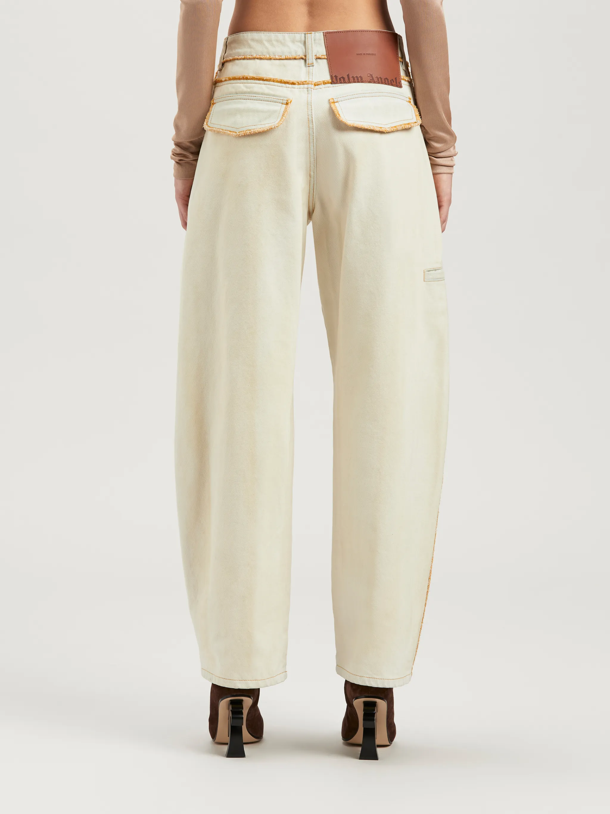Bleached Denim Carrot 5 Pockets