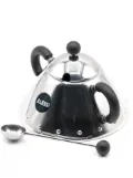Alessi logo-print sugar bowl & spoon set - Silver