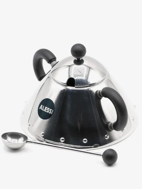 Alessi Set aus Zuckerdose und Löffel