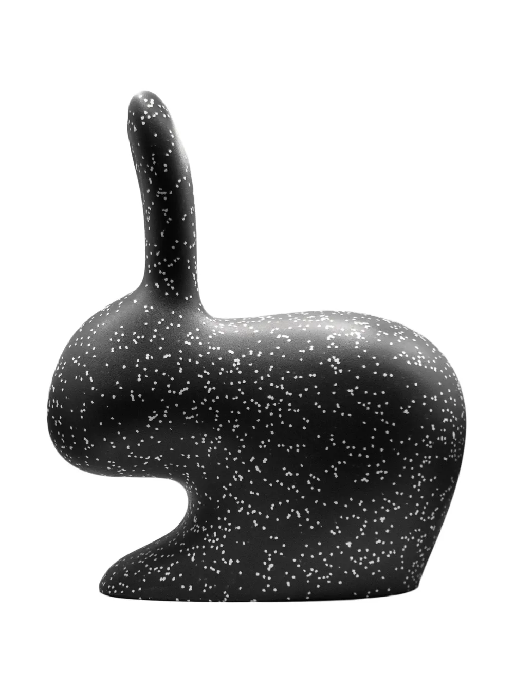 Qeeboo Rabbit polka-dot print chair - Zwart