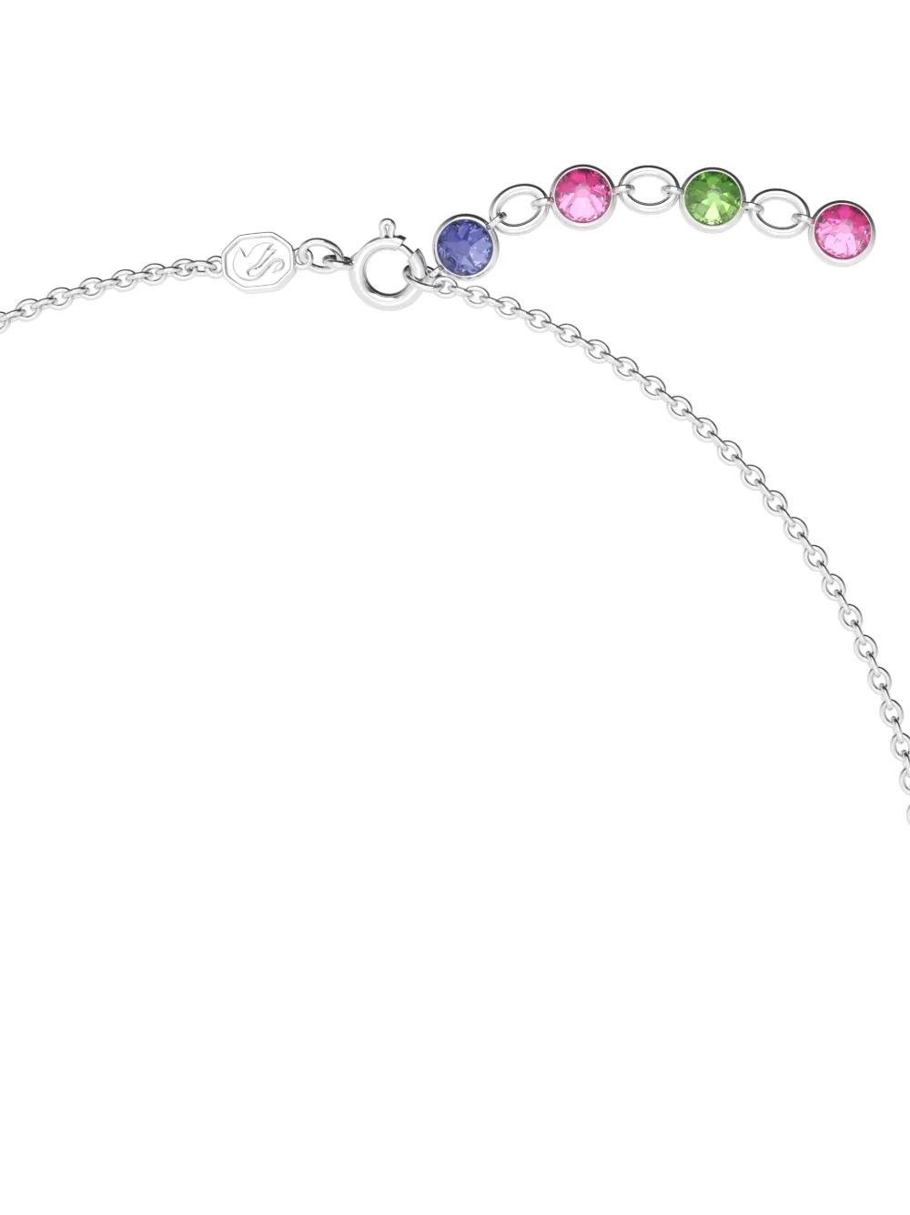 Swarovski Crystal Mixed Cuts Gema Necklace In Multicolour