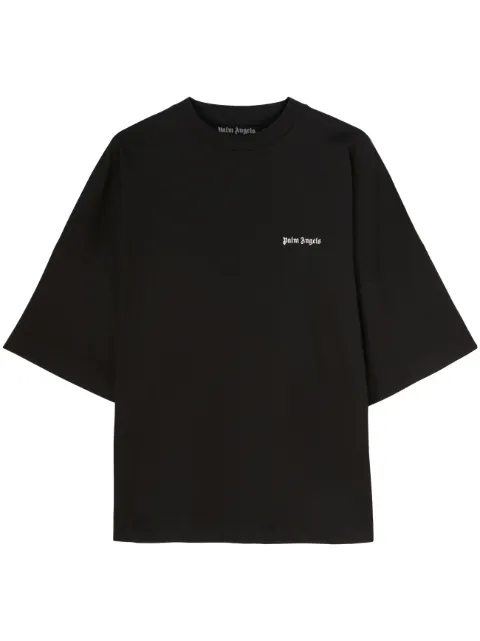 Palm Angels playera con logo bordado