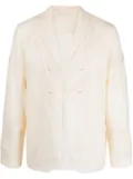 Post Archive Faction multiple-zipper detail blazer - Neutrals