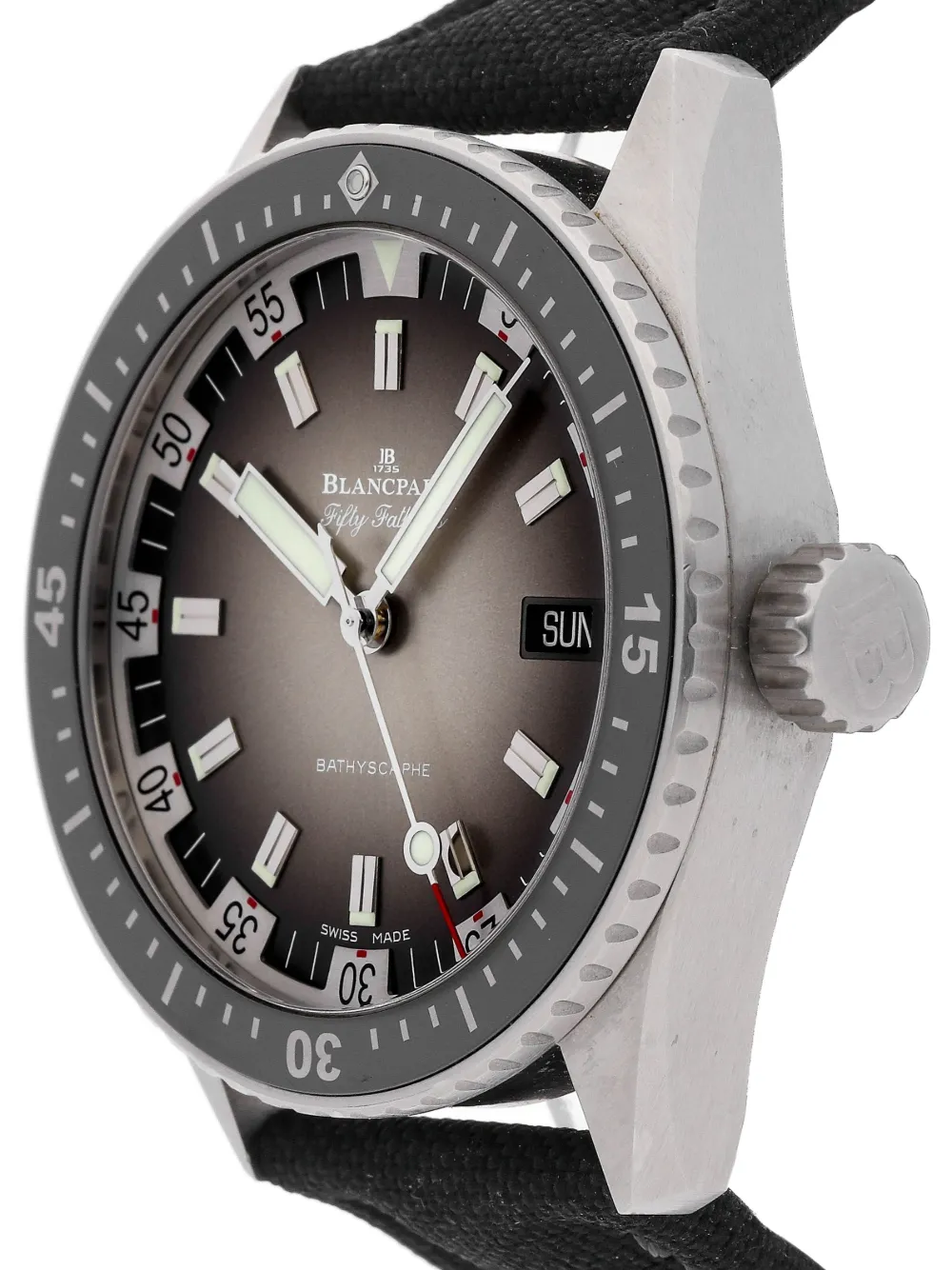 Blancpain Pre-owned Fifty Fathoms Bathyscaphe horloge - Grijs
