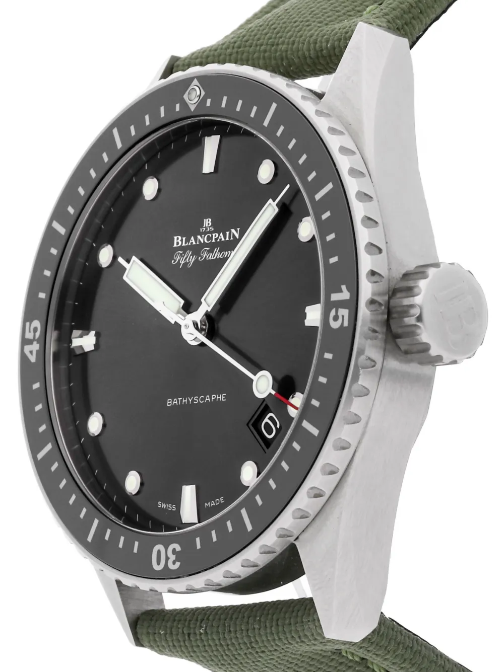 Blancpain Pre-owned Fifty Fathoms Bathyscaphe horloge - Grijs