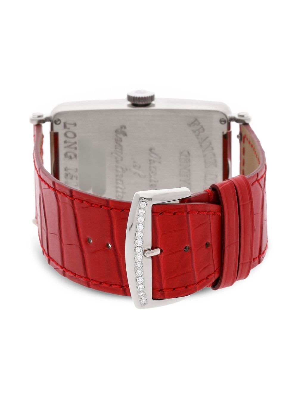 Pre-owned Franck Muller  Long Island Crazy Hours In Red