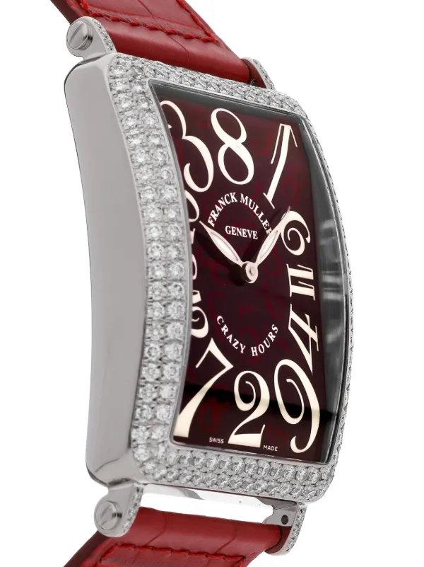 Franck Muller pre owned Long Island Crazy Hours 33mm Farfetch