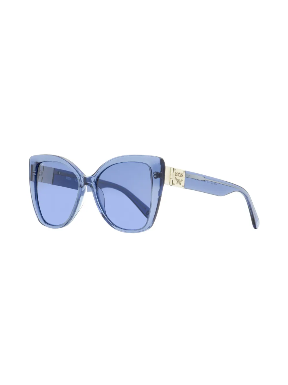 MCM butterfly-frame tinted sunglasses - Blauw