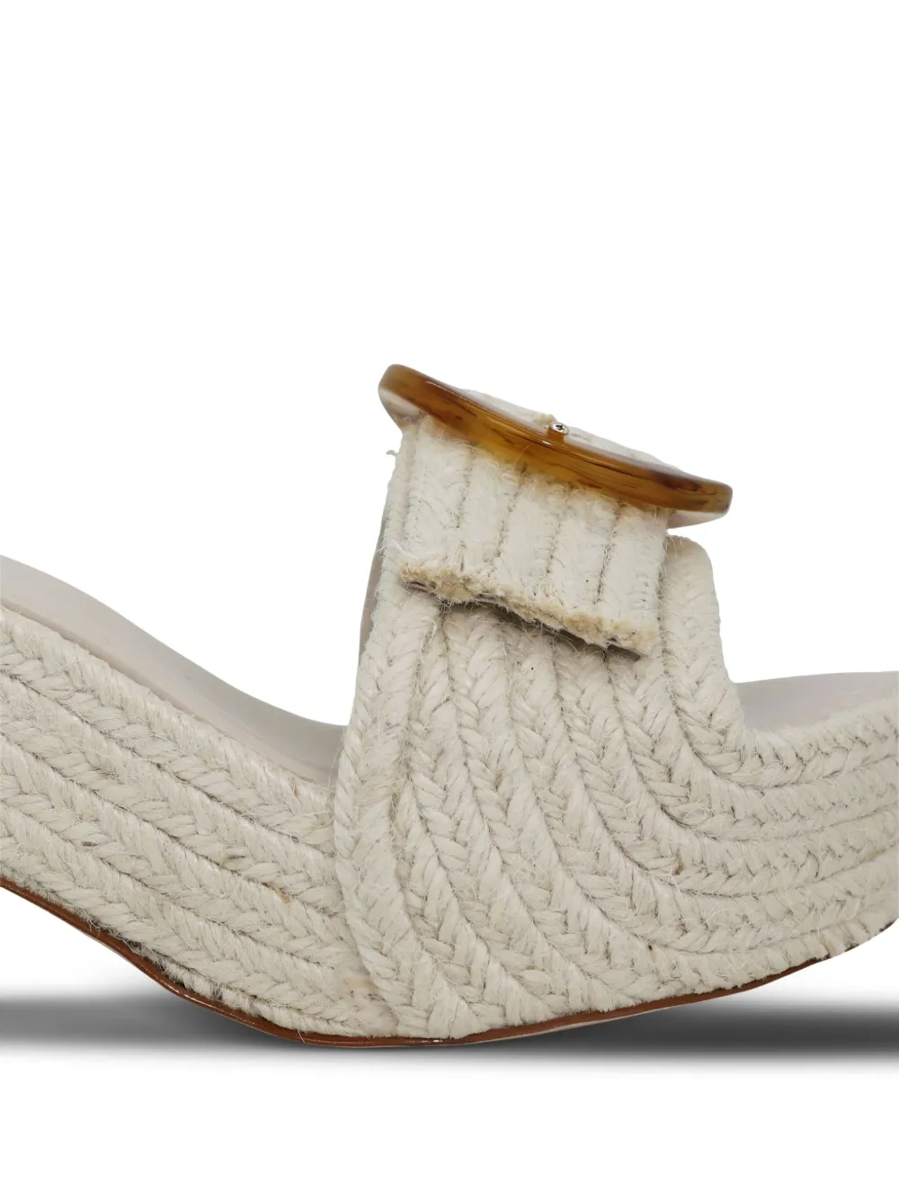 Cult Gaia Cleia decorative-buckle detailing sandals - OFF WHITE