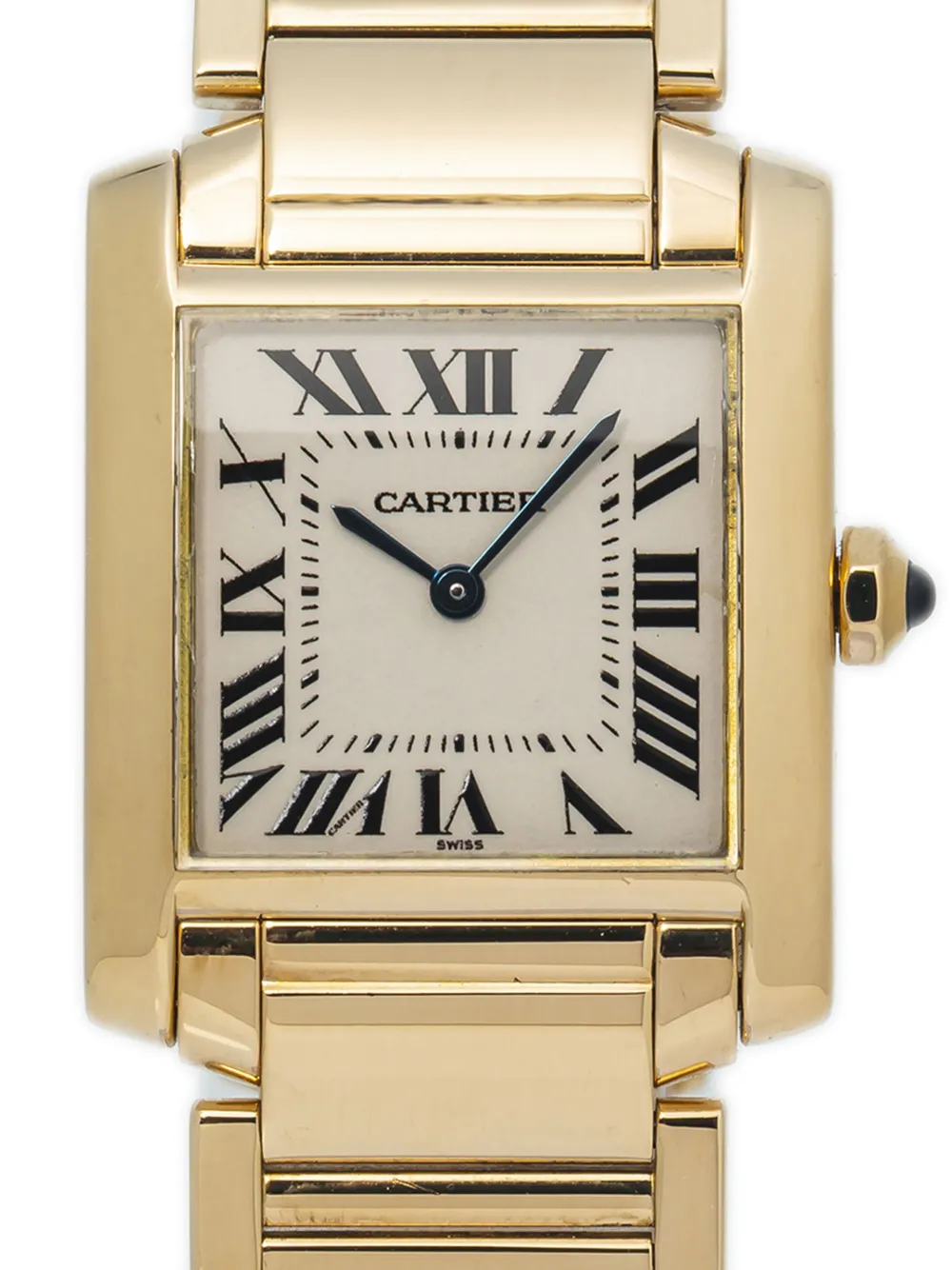 Cartier 2007 pre-owned Tank Française horloge - Wit