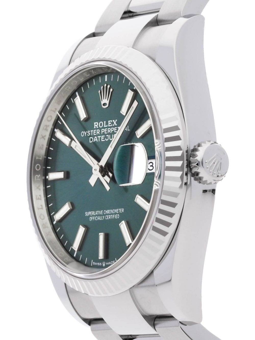 Rolex 2022 pre-owned Datejust horloge - GREEN