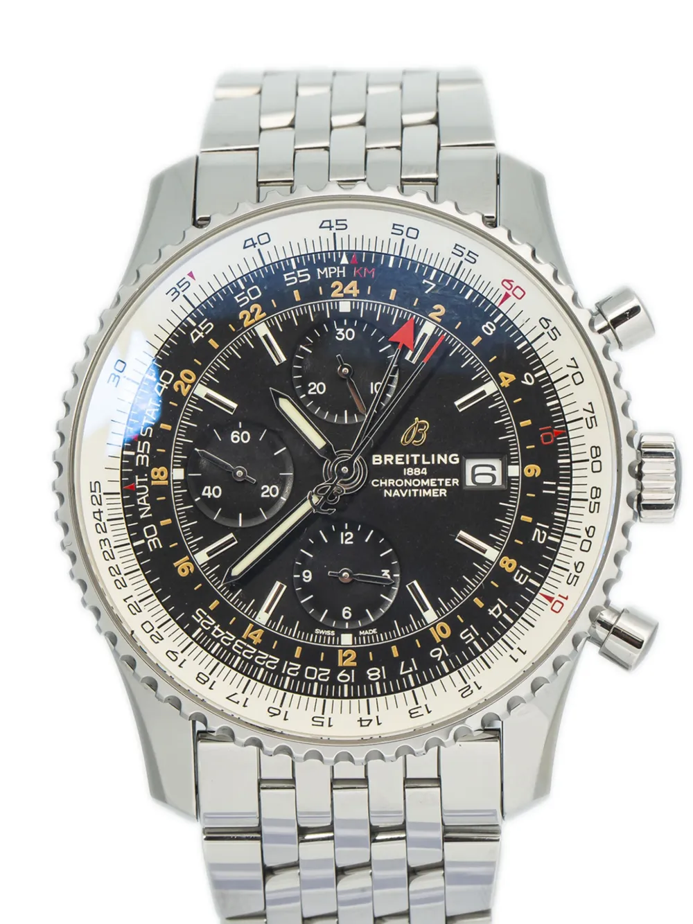 Breitling 2014 pre-owned Navitimer horloge - Zwart