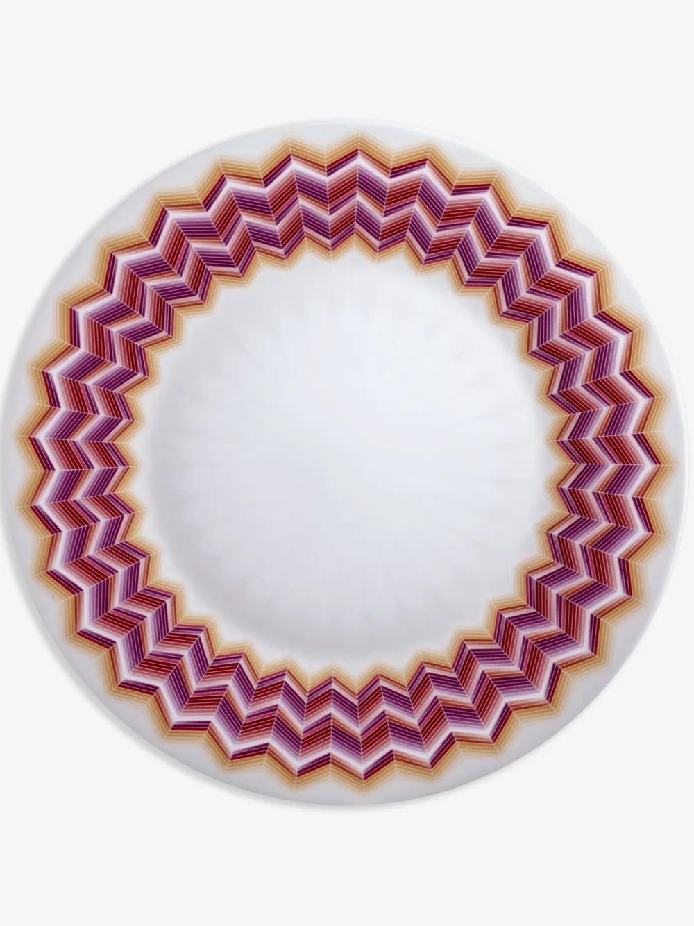 Missoni Home Zig Zag Jarris plate | White | Image 1