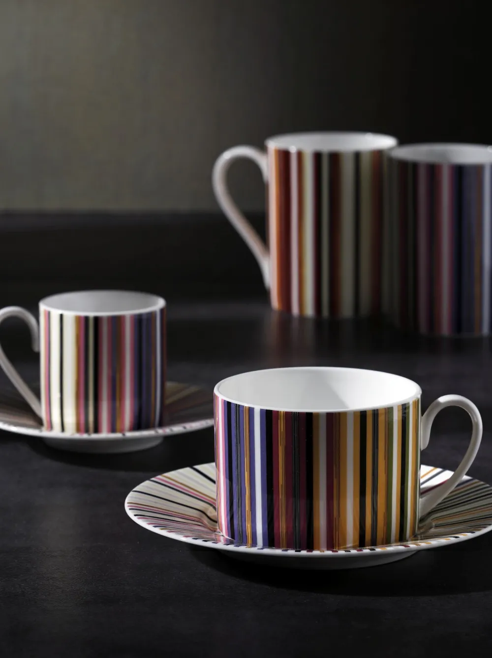 Missoni Tableware Jenkins Stripes Tea Set In Multicolour
