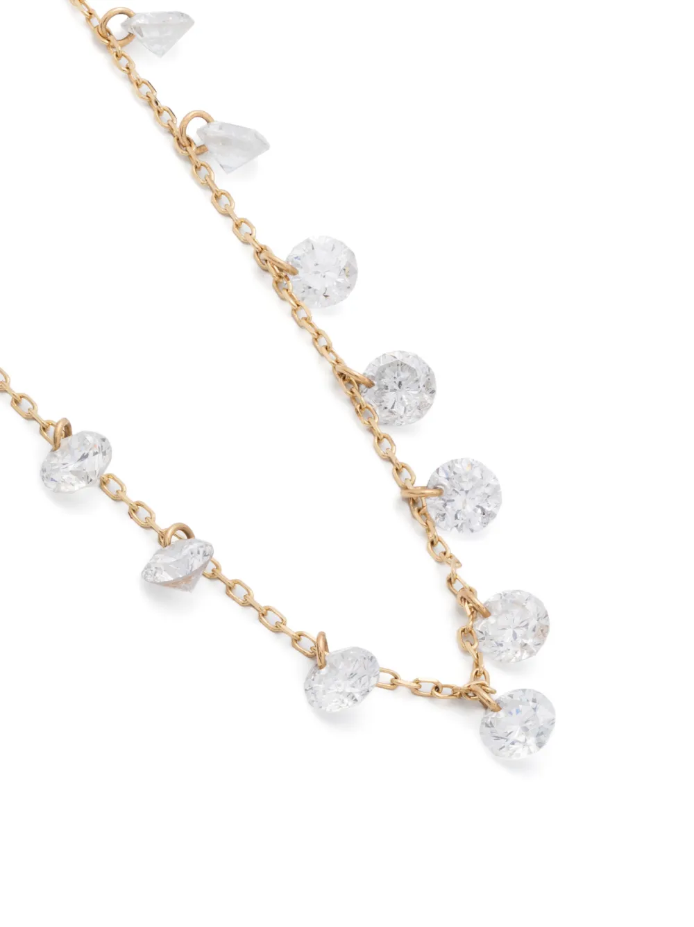 Shop Persée 18kt Yellow Gold Danae Diamond Necklace