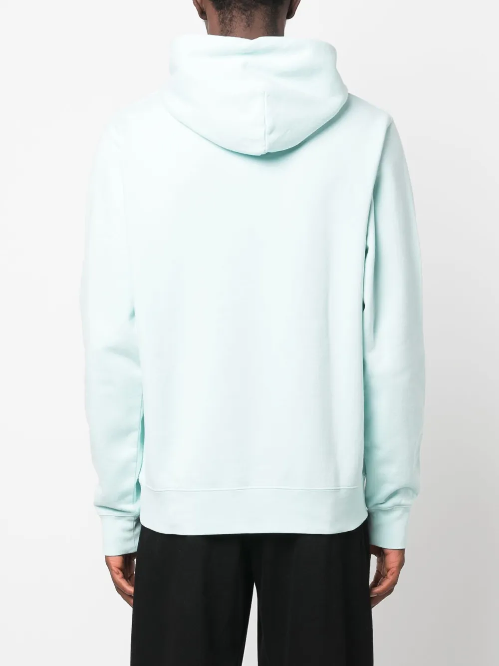 SANDRO logo embroidered Cotton Hoodie Farfetch