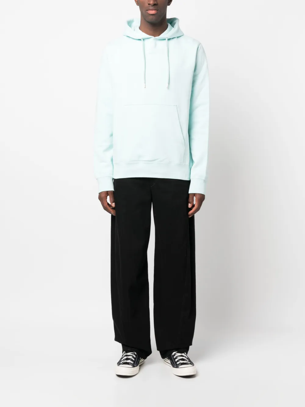 SANDRO Hoodie met geborduurd logo - Blauw