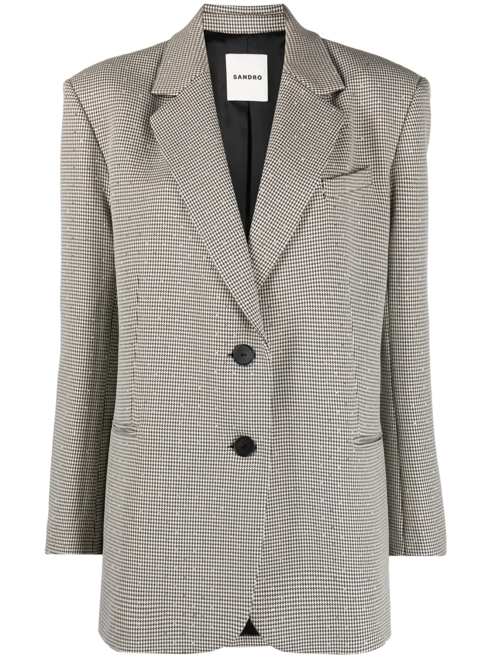 Sandro houndstooth clearance blazer
