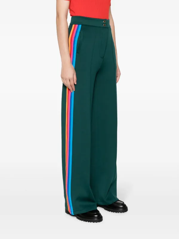 Rainbow side discount stripe trousers