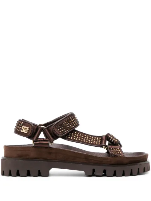 SANDRO - Aneis crystal-embellished sandals