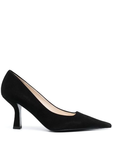 SANDRO pointed-toe 90mm suede pumps