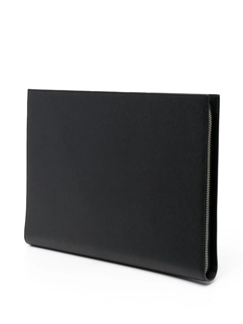 SANDRO Leren laptoptas - Zwart
