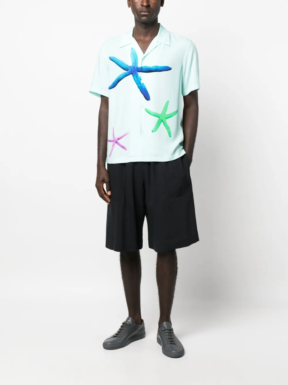 SANDRO Overhemd met print - Blauw