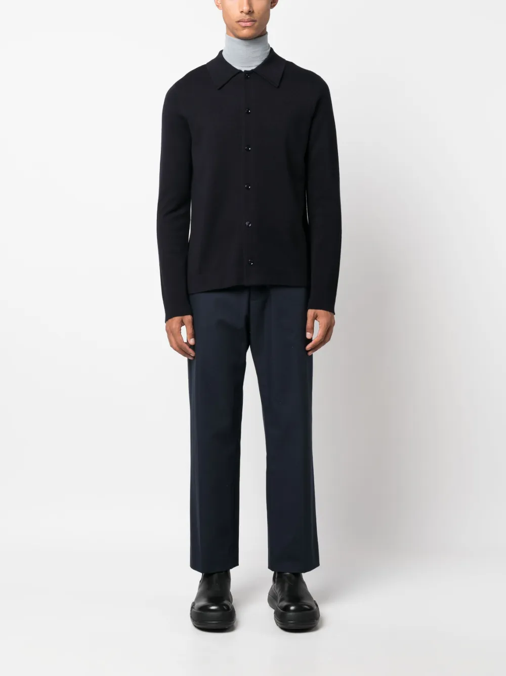 SANDRO Gebreid vest - Blauw