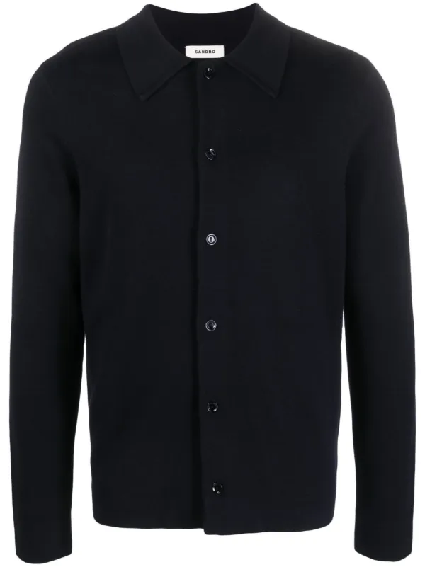 Sandro long cardigan best sale with long sleeves