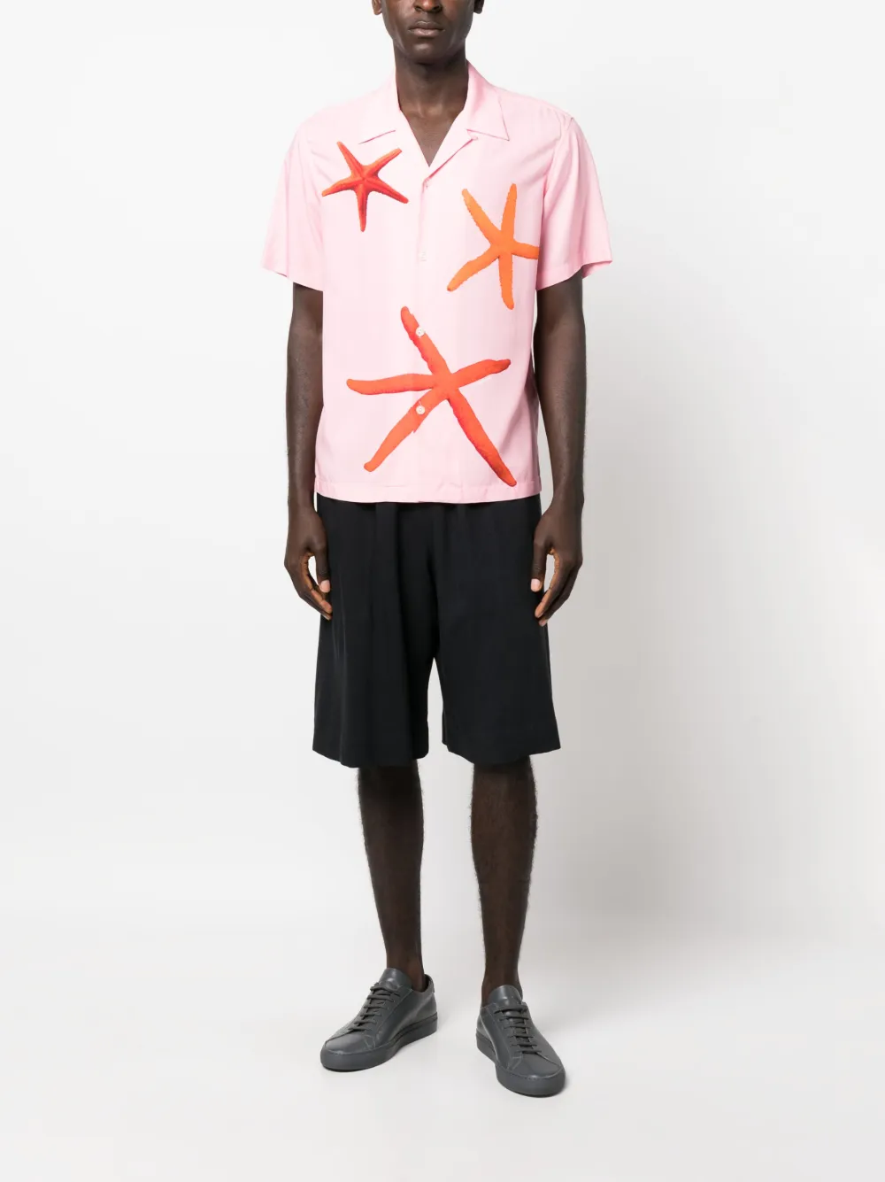 SANDRO Overhemd met print - Roze