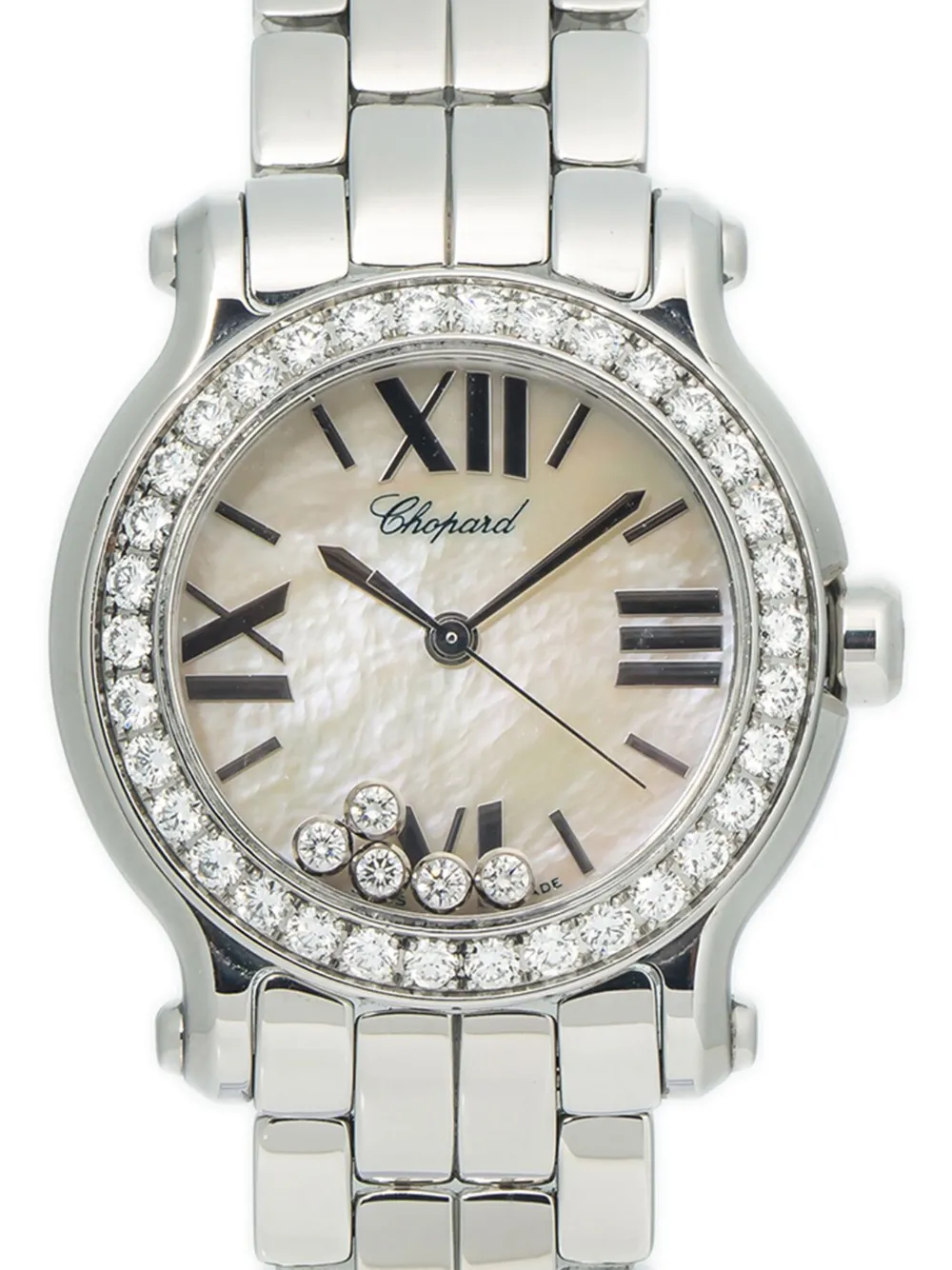 chopard pre-owned pre-owned happy sport 30mm - neutrals