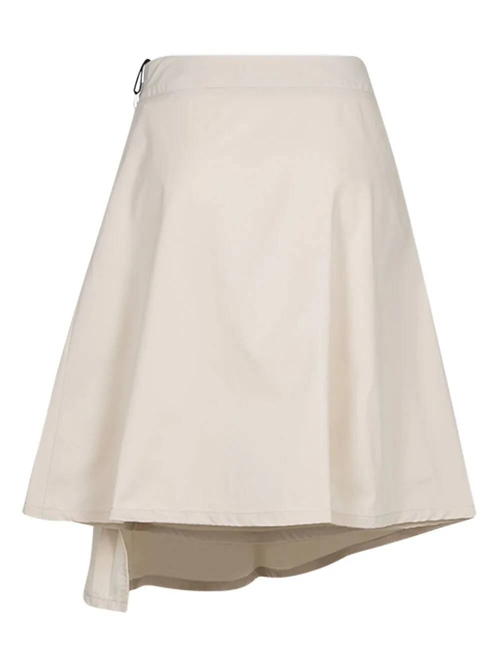 Honor The Gift asymmetric pleated cotton skirt - Beige