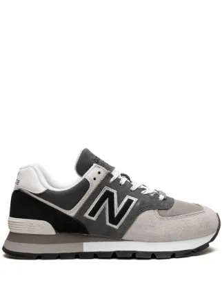 New Balance 574 Rugged Stealth Sneakers Grey FARFETCH