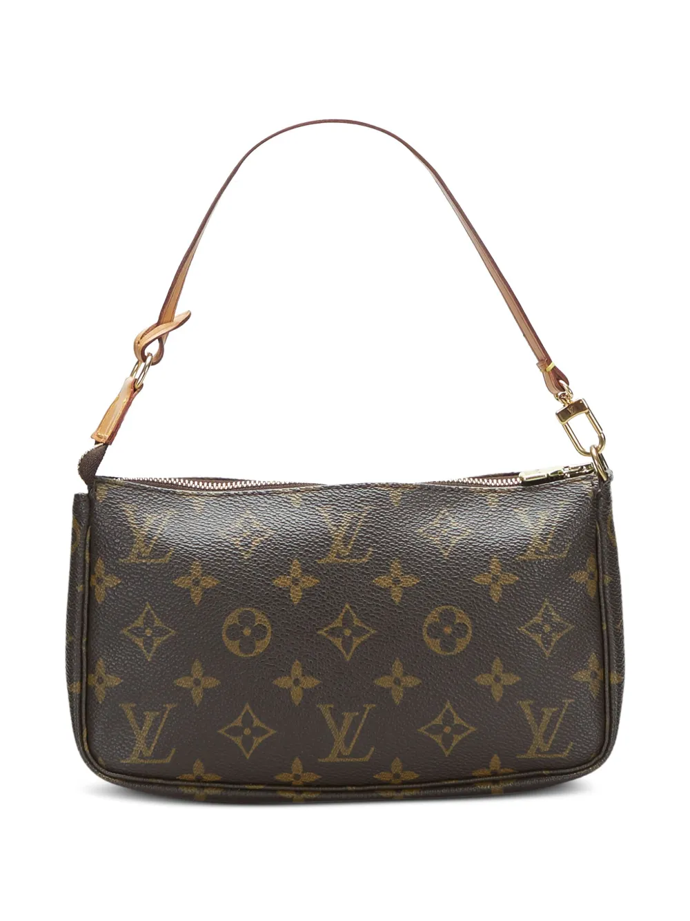 Louis Vuitton 2001 pre-owned Pochette mini shoulder bag - Bruin