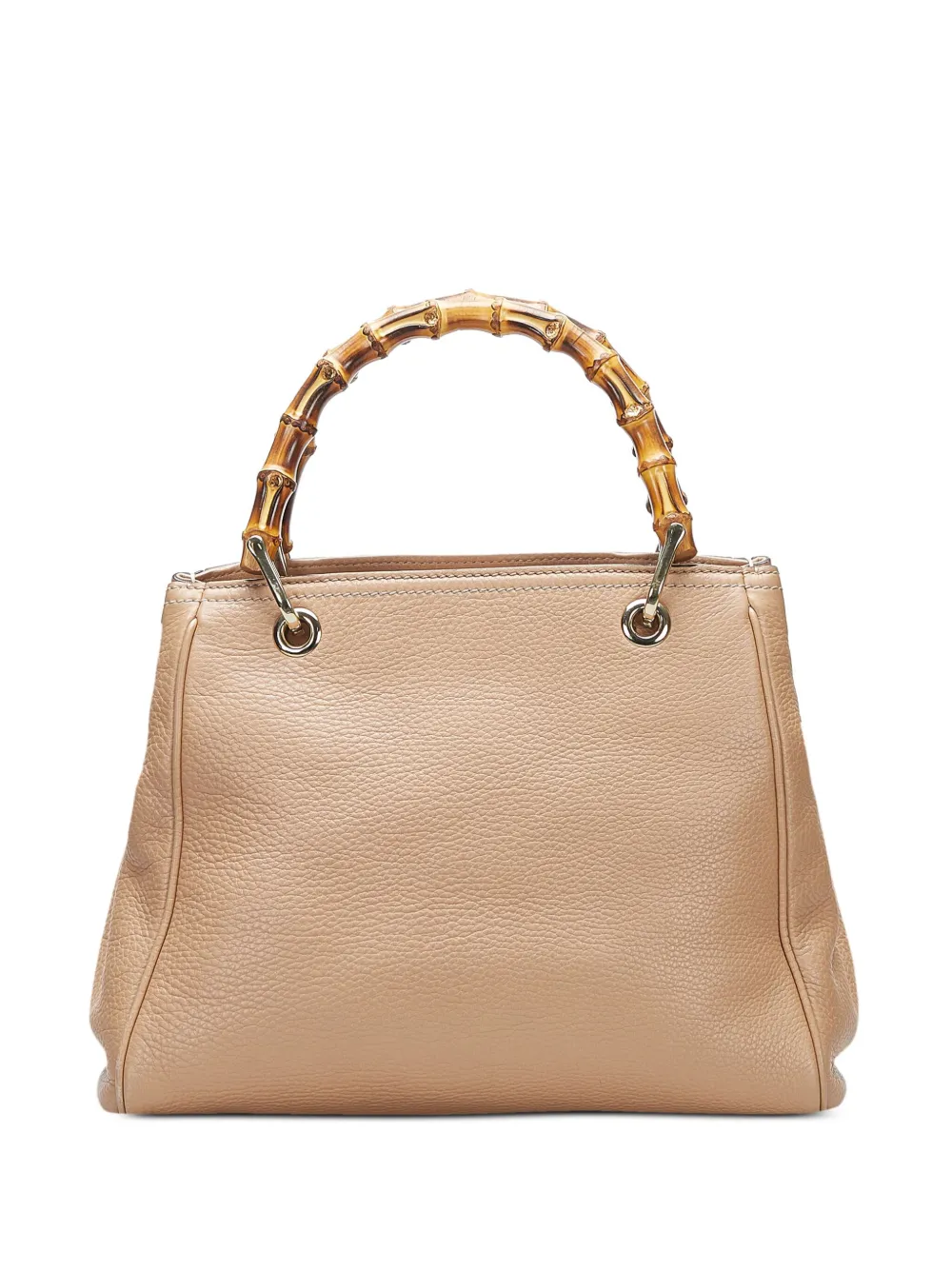 Gucci Pre-Owned Bamboo Shopper leather tote bag - Beige